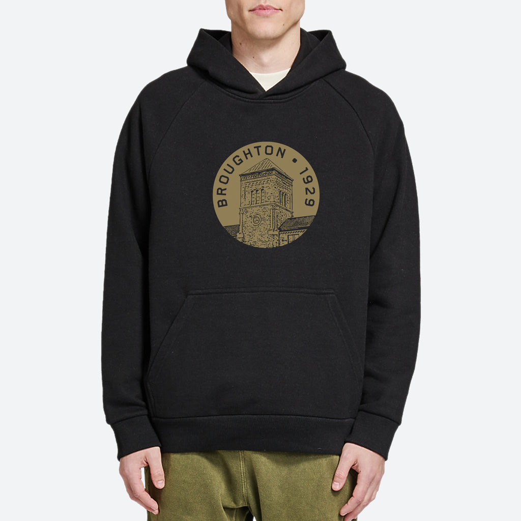 The Castle Ultra Heavyweight Hoodie • Black