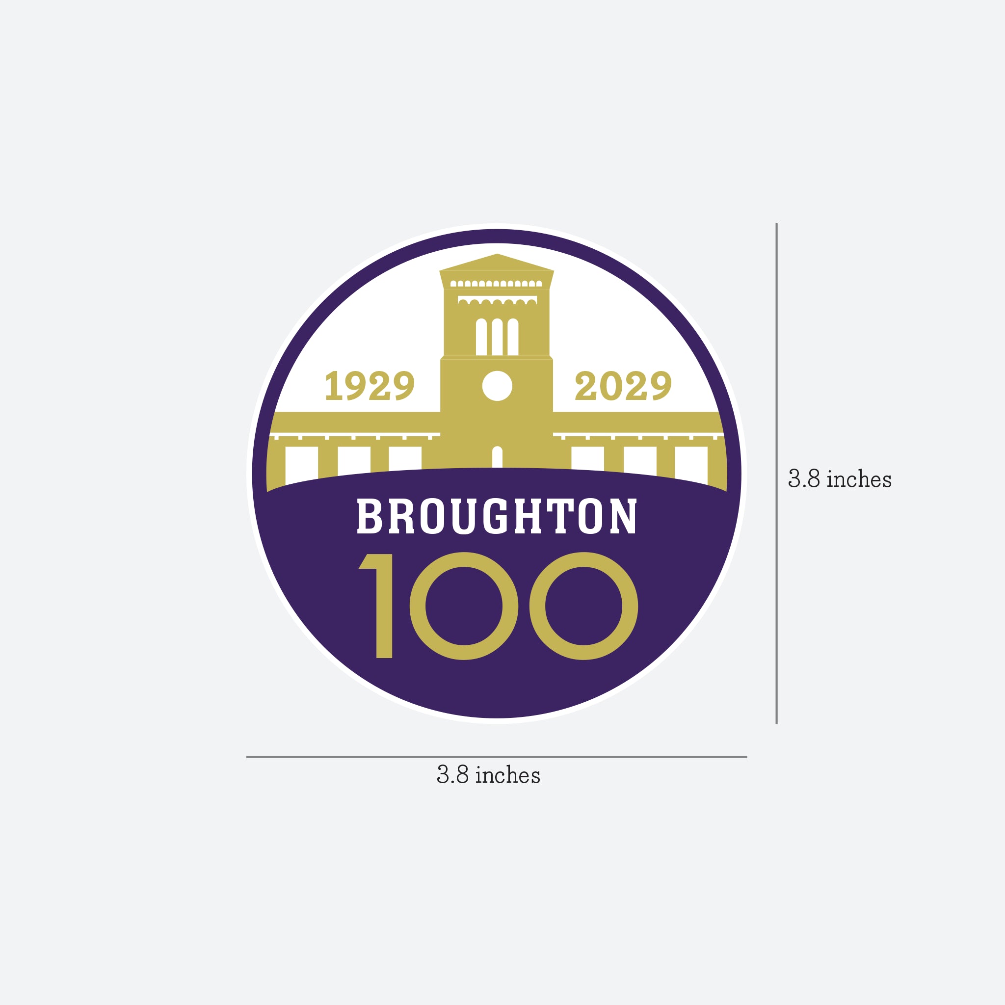 Broughton 100 Car Magnet