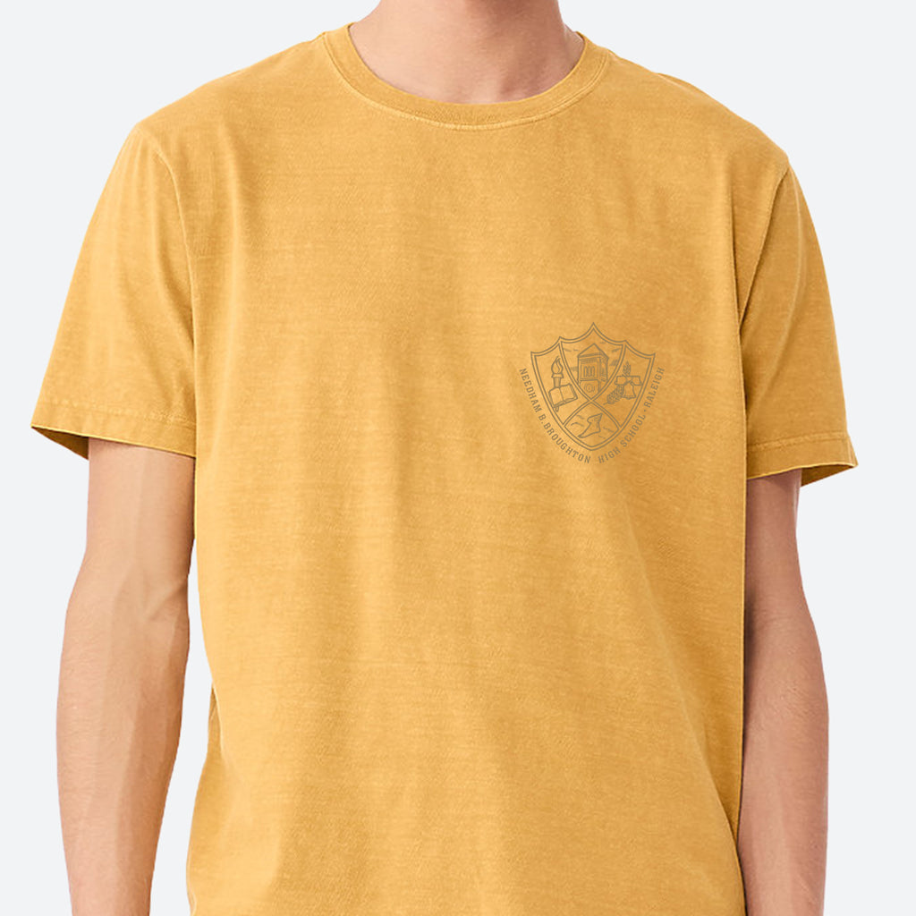 Retro Crest Heavyweight Garment Dye T-shirt