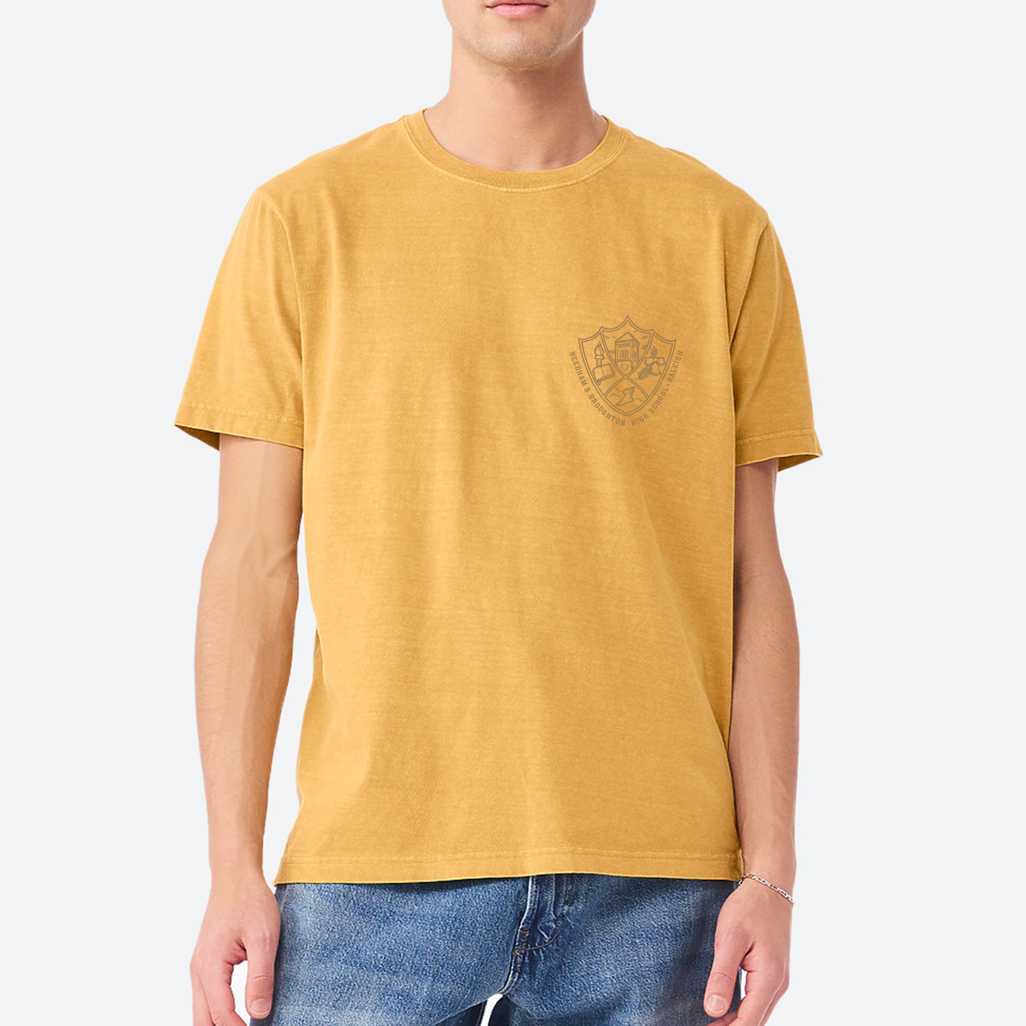 Retro Crest Heavyweight Garment Dye T-shirt
