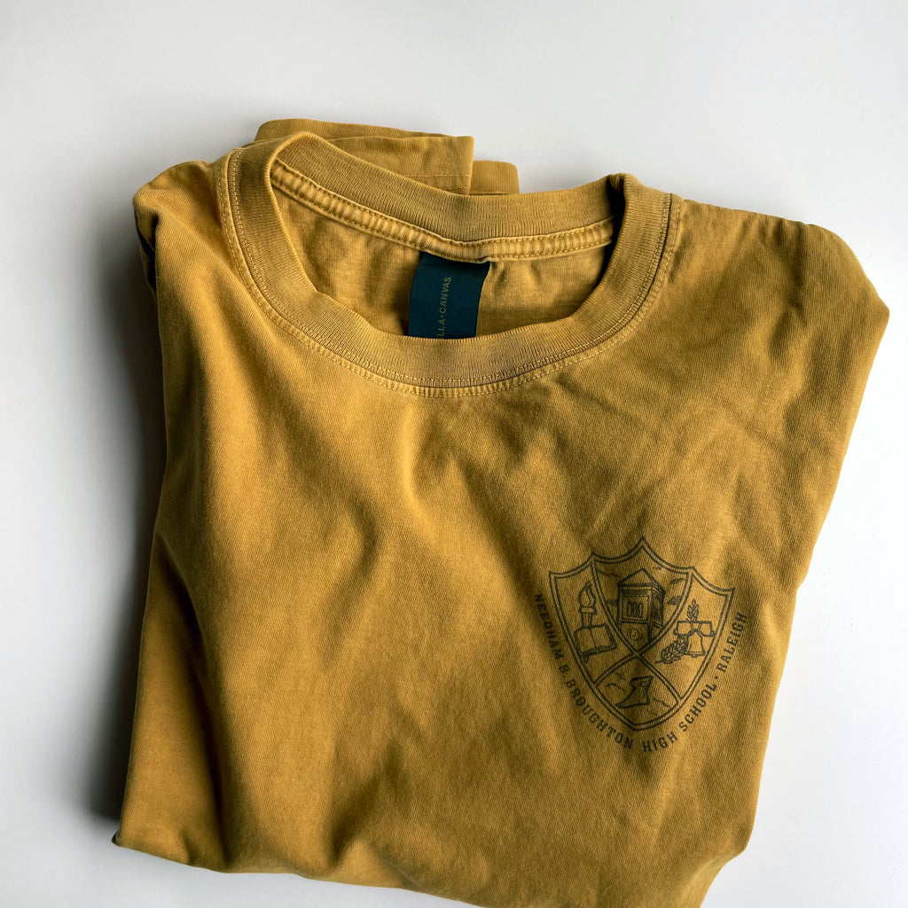 Retro Crest Heavyweight Garment Dye T-shirt