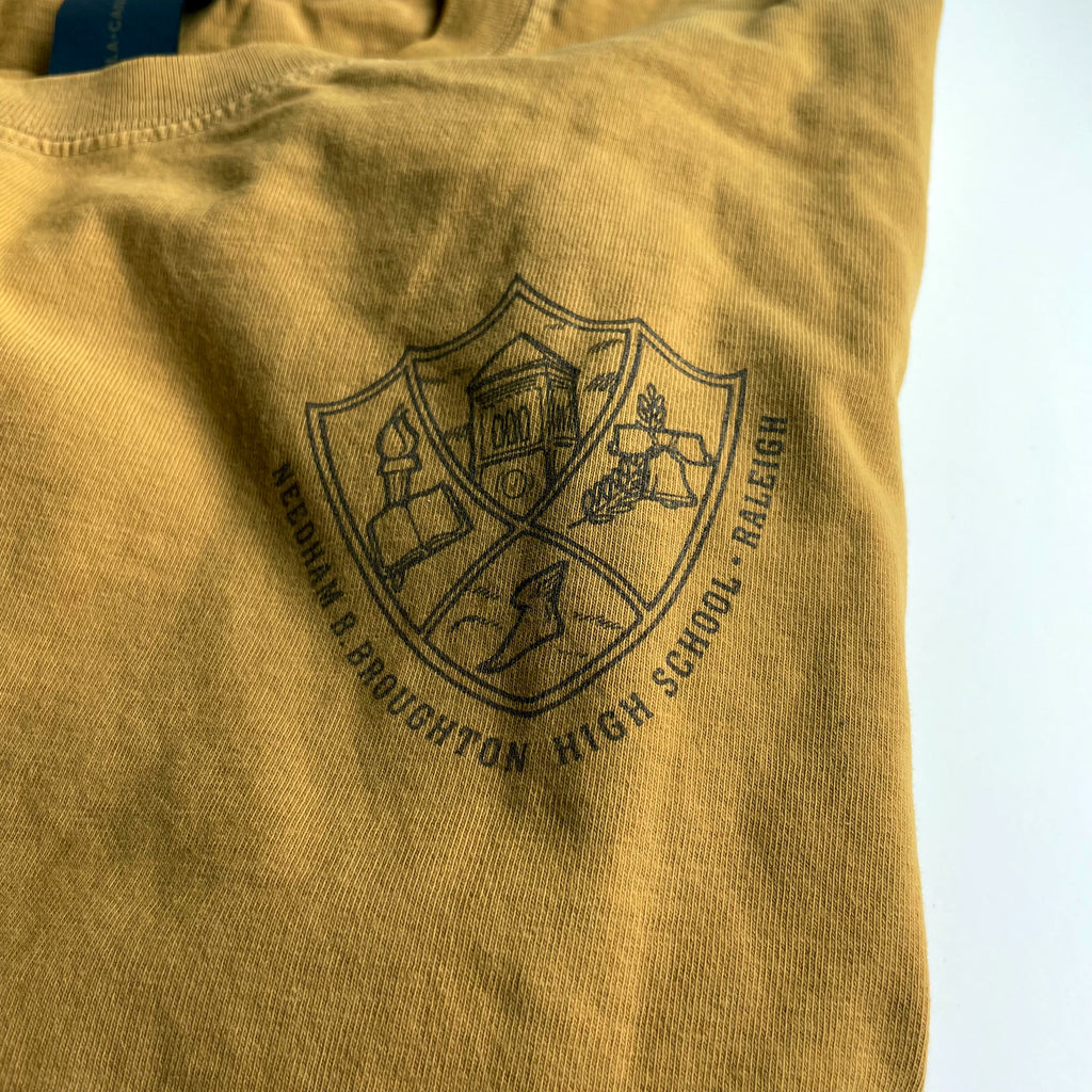 Retro Crest Heavyweight Garment Dye T-shirt